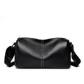 Men's Leather Crossbody Bag - Casual Shoulder Messenger
